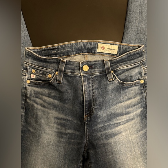 AG Denim Mari High-Rise Slim Straight Jeans - Size 25R - Picture 4 of 8